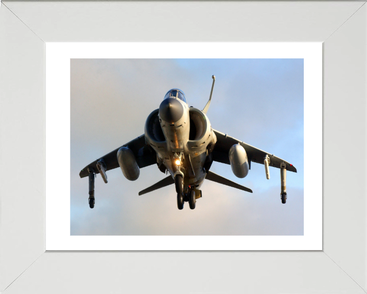 Harrier FA2 Jet Hovering Photo Print - Royal Navy Aircraft Hampshire Prints