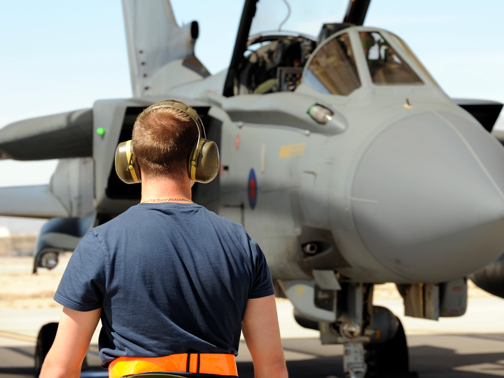 RAF Ground Crew Marshalling a Tornado GR4 Jet Royal Air Force Photo Print Wall Art Aviation Decor UK Posters, Prints, & Visual Artwork Hampshire Prints 6 x 4 No Frame No