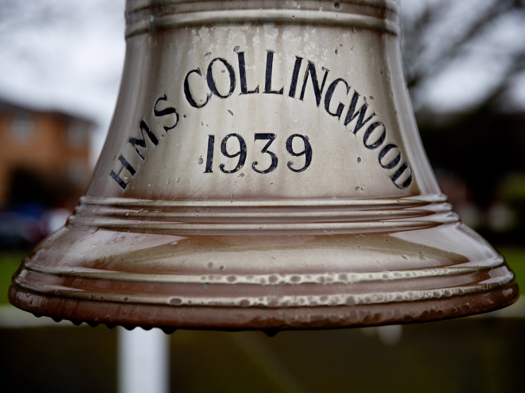 HMS Collingwood Ships Bell Photo Print - Royal Navy Hampshire Prints 6 x 4 No Frame No