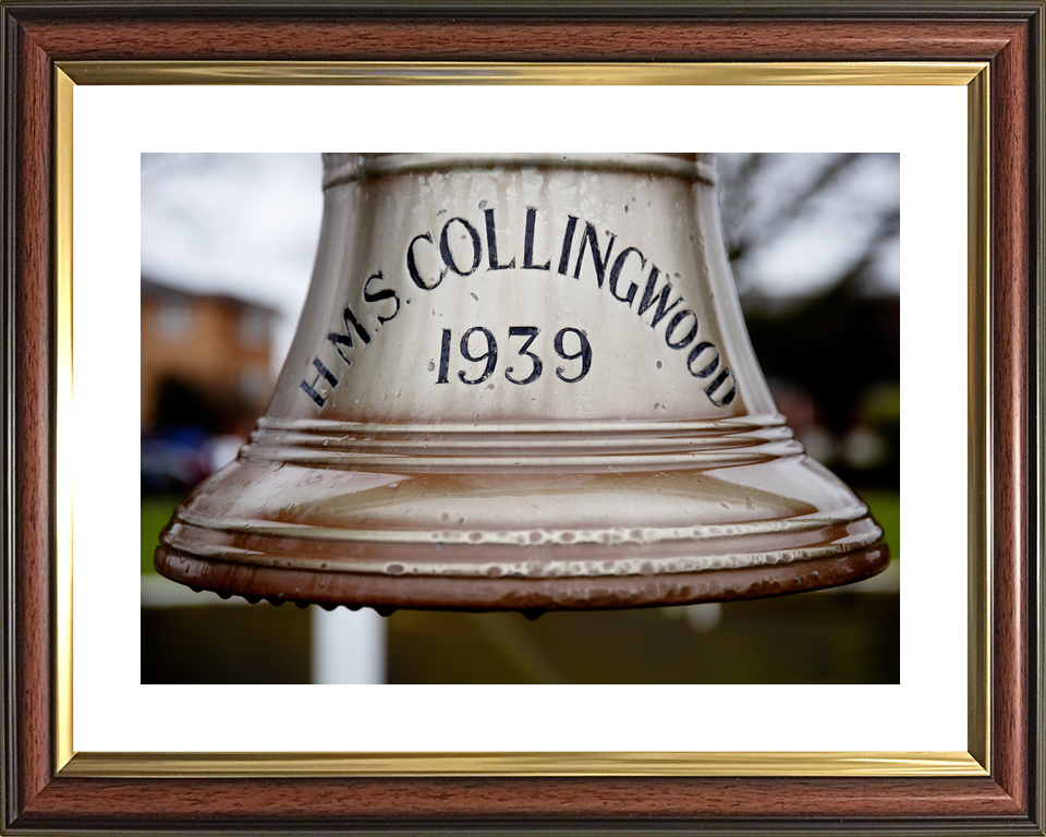 HMS Collingwood Ships Bell 2021 Photo Print - Posters, Prints, & Visual Artwork - by Hampshire Prints (image 8 of 9)