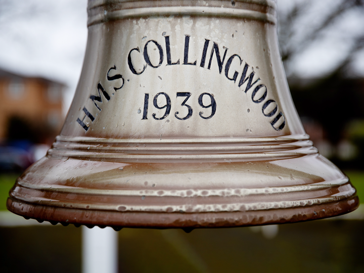 HMS Collingwood Ships Bell 2021 Photo Print - Posters, Prints, & Visual Artwork - by Hampshire Prints (image 1 of 9)