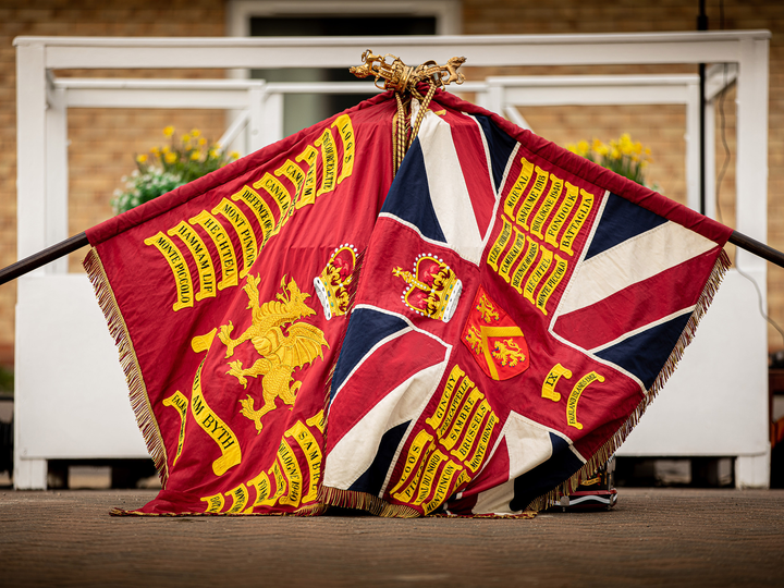The Colours of the Welsh Guards Photo Print - British Army Posters, Prints, & Visual Artwork Hampshire Prints 6 x 4 No Frame No