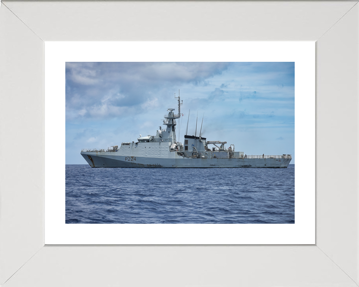 HMS Trent P224 River Class Patrol Vessel July 2024 Port Beam View Photo Print - Posters, Prints, & Visual Artwork - by Hampshire Prints (image 4 of 9)