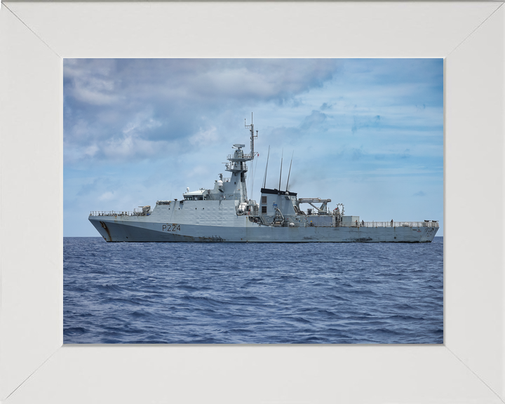HMS Trent P224 River Class Patrol Vessel July 2024 Port Beam View Photo Print - Posters, Prints, & Visual Artwork - by Hampshire Prints (image 5 of 9)