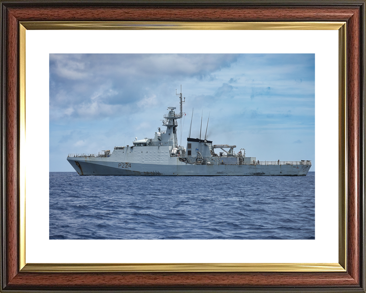 HMS Trent P224 River Class Patrol Vessel July 2024 Port Beam View Photo Print - Posters, Prints, & Visual Artwork - by Hampshire Prints (image 8 of 9)