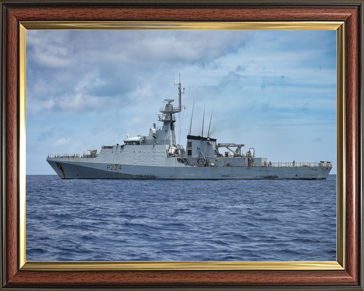 HMS Trent P224 River Class Patrol Vessel July 2024 Port Beam View Photo Print - Posters, Prints, & Visual Artwork - by Hampshire Prints (image 9 of 9)