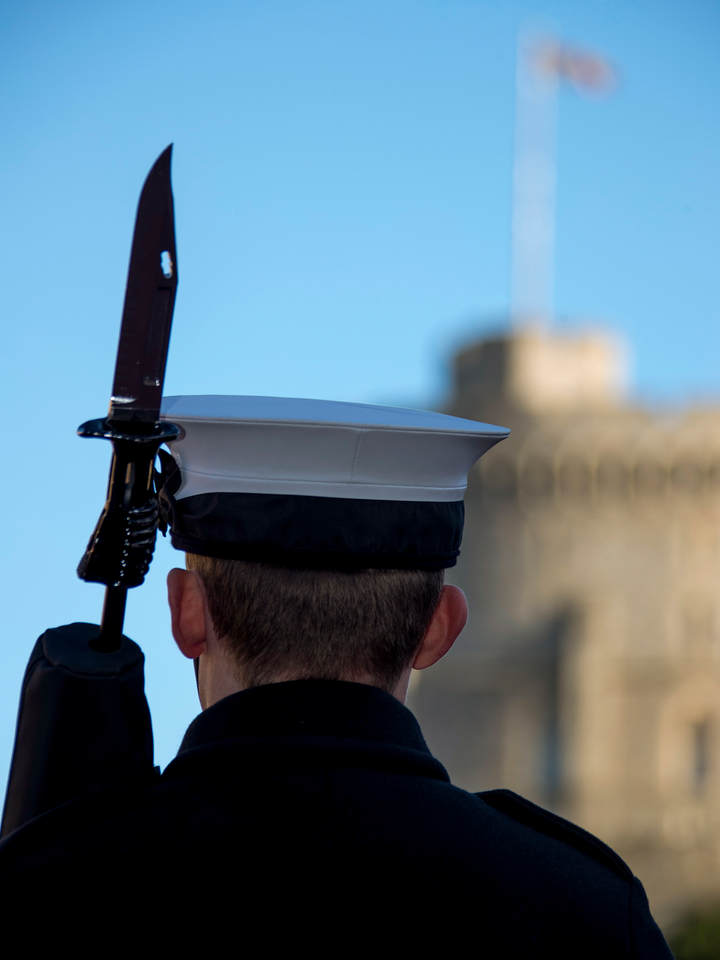 Sailors Guarding Windsor Castle Photo Print - Royal Navy Hampshire Prints 6 x 4 No Frame No