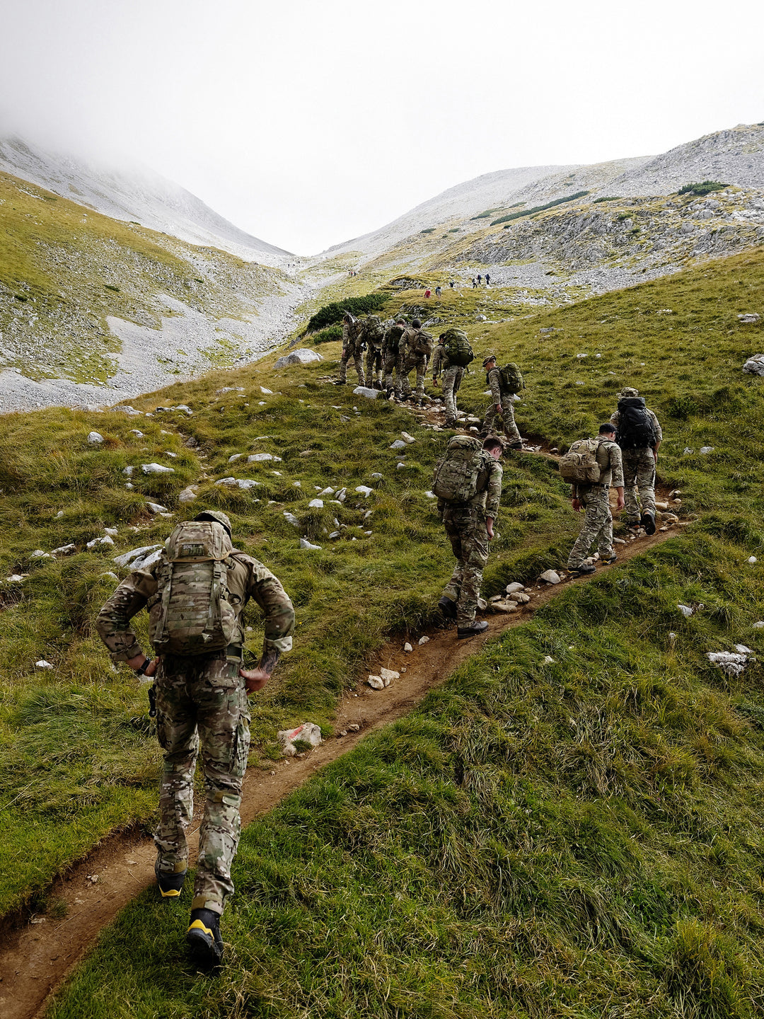 Royal Marines Mountain Yomp Photo Print - 45 Commando Posters, Prints, & Visual Artwork Hampshire Prints 6 x 4 No Frame No