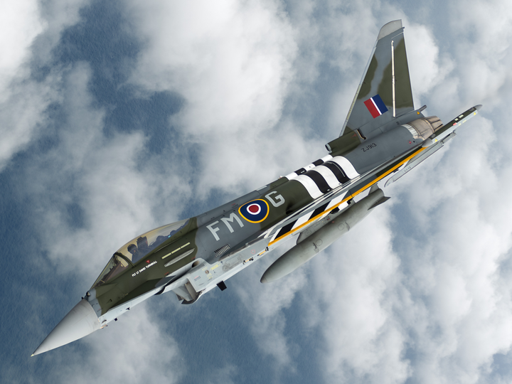 Typhoon FGR4 RAF Fixed Wing Aircraft Formation September 2024 Photo Print - Posters, Prints, & Visual Artwork - by Hampshire Prints (image 1 of 9)
