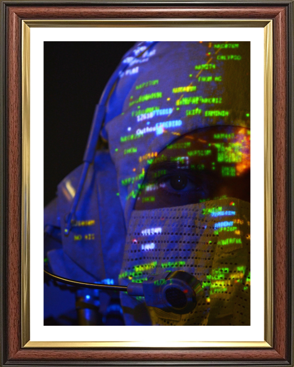 Radar operator Portrait Photo Print - Royal Navy Hampshire Prints 10 x 8 Classic Frame Yes