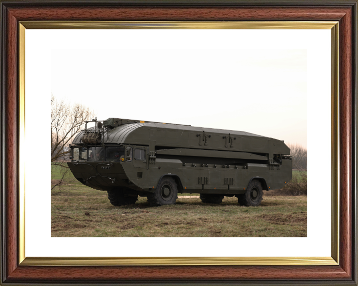 M3 Amphibious Bridging Vehicle Photo Print - British Army Vehicle Hampshire Prints 10 x 8 Classic Frame Yes