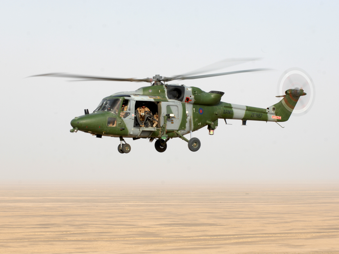 Army Air Corps Lynx 9A Helicopter in Flight Photo Print - British Army Posters, Prints, & Visual Artwork Hampshire Prints 6 x 4 No Frame No