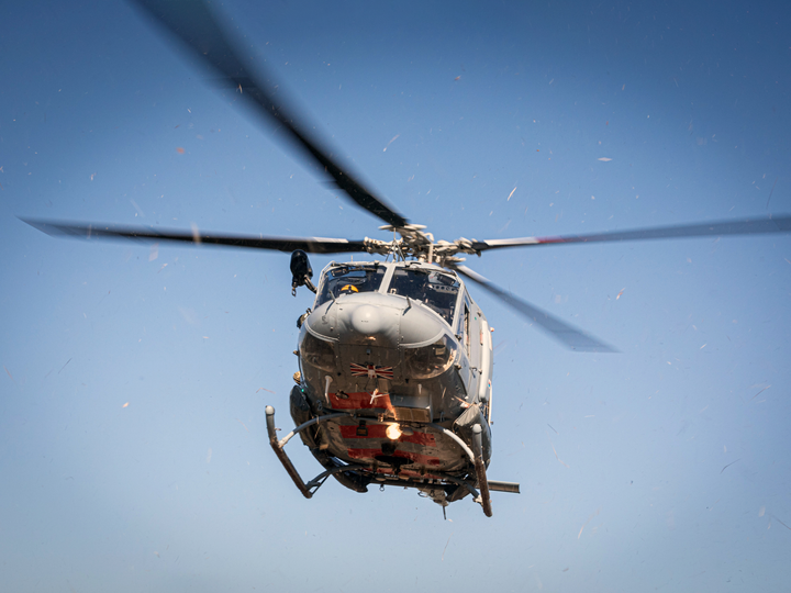 RAF Griffin HA2 Helicopter in flight Photo Print - Royal Air Force Aircraft Hampshire Prints 6 x 4 No Frame No