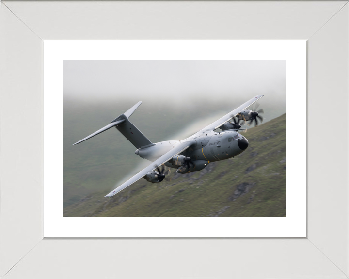 A400M Atlas RAF Fixed Wing Aircraft Mach Loop Low Level Wales Portrait June 2024 Photo Print - Posters, Prints, & Visual Artwork - by Hampshire Prints (image 4 of 9)