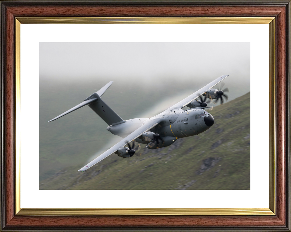 A400M Atlas RAF Fixed Wing Aircraft Mach Loop Low Level Wales Portrait June 2024 Photo Print - Posters, Prints, & Visual Artwork - by Hampshire Prints (image 8 of 9)