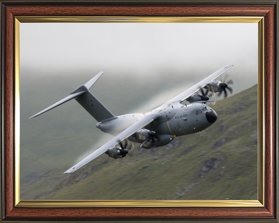 A400M Atlas RAF Fixed Wing Aircraft Mach Loop Low Level Wales Portrait June 2024 Photo Print - Posters, Prints, & Visual Artwork - by Hampshire Prints (image 9 of 9)
