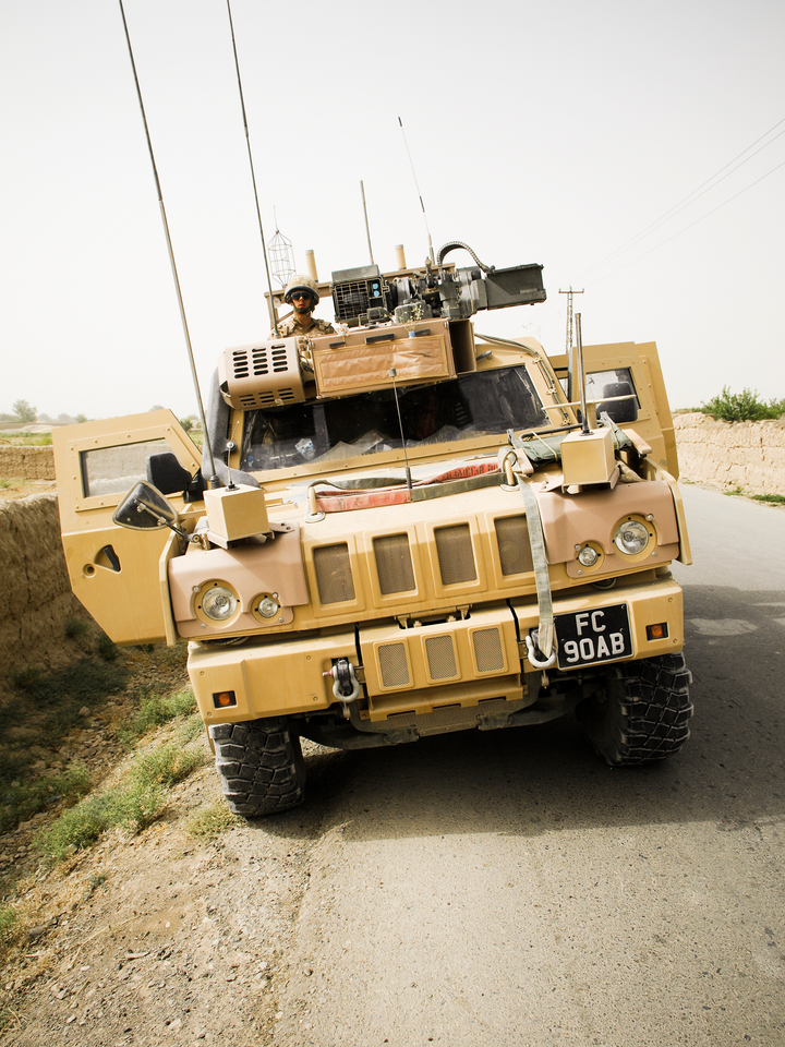 RAF Regiment 63 Squadron Panther Kandahar June 2009