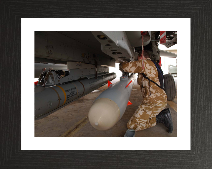RAF Tornado GR4 ALARM Missile Loading Kuwait March 2003