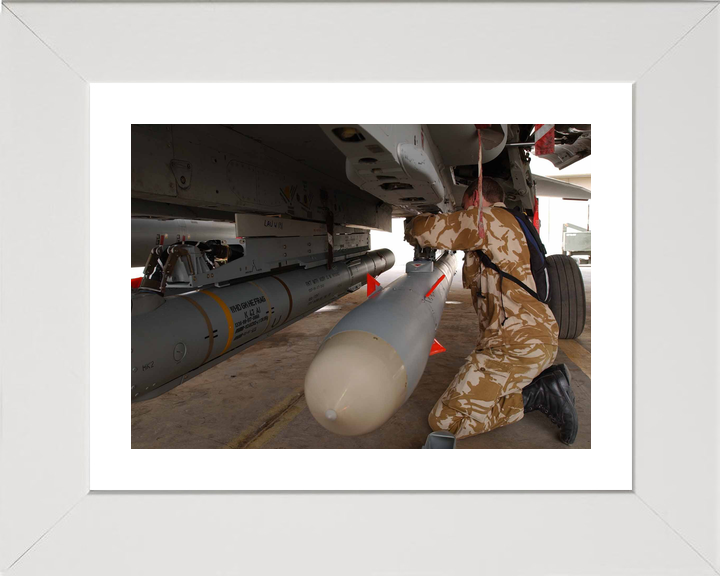 RAF Tornado GR4 ALARM Missile Loading Kuwait March 2003