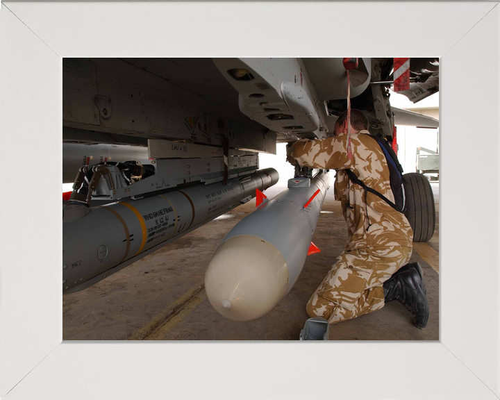 RAF Tornado GR4 ALARM Missile Loading Kuwait March 2003