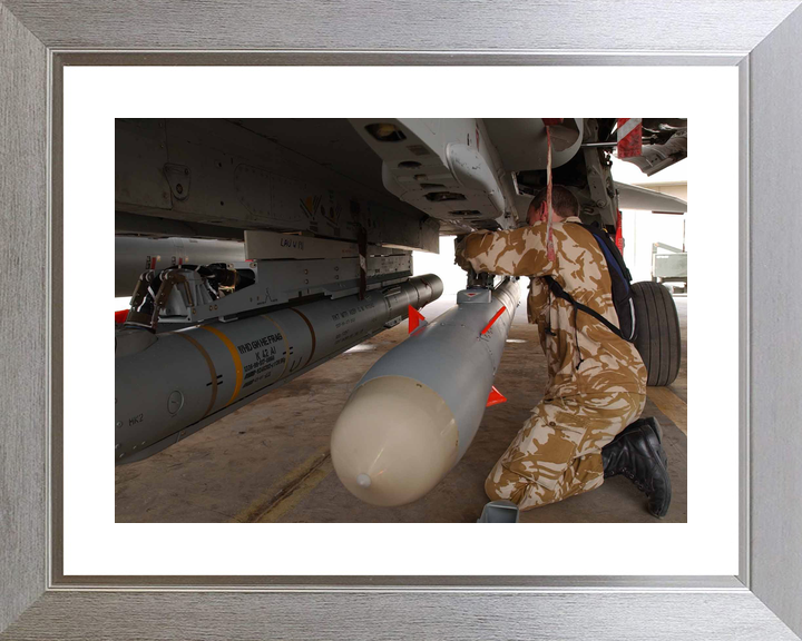 RAF Tornado GR4 ALARM Missile Loading Kuwait March 2003