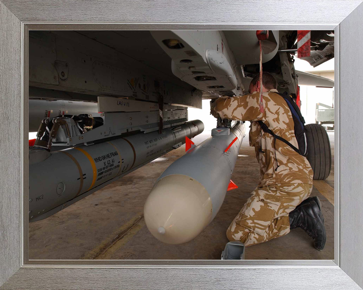 RAF Tornado GR4 ALARM Missile Loading Kuwait March 2003