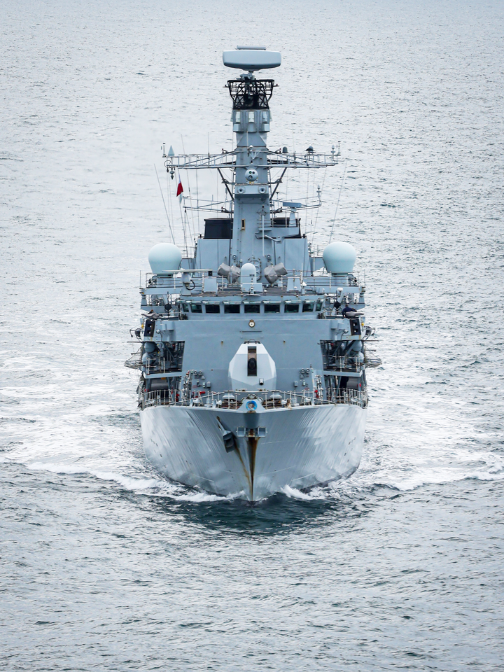 HMS Portland F79 Type 23 Frigate February 2024