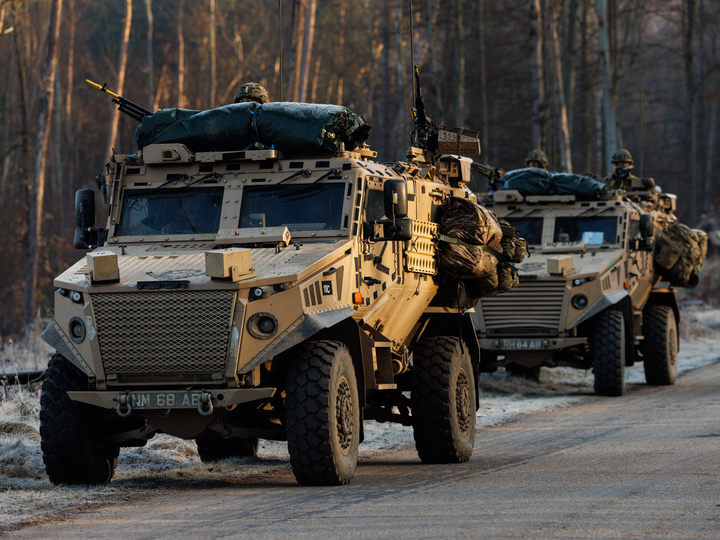 British Foxhound vehicles Photo Print - British Army Vehicle Hampshire Prints 6 x 4 No Frame No