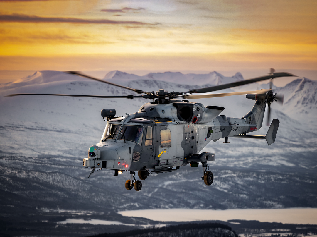 Army Air Corps Wildcat Helicopter at sunset Photo Print - British Army Posters, Prints, & Visual Artwork Hampshire Prints 6 x 4 No Frame No