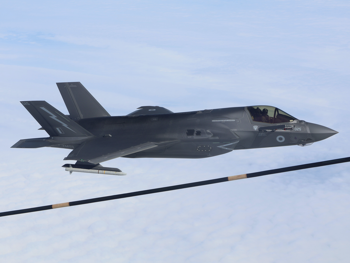 F-35B Lightning 617 Sqn RAF Fixed Wing Aircraft Air to Air Refuelling RAF Marham September 2024 Photo Print - Posters, Prints, & Visual Artwork - by Hampshire Prints (image 1 of 9)