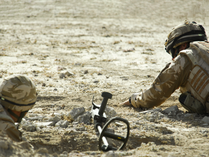RAF Regiment 63 Squadron QCS IED Search Kandahar 2009