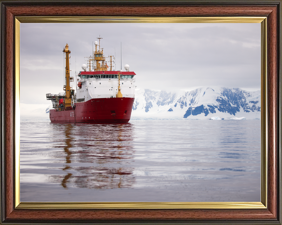 HMS Protector A173 Ice Patrol Vessel January 2024 Starboard Bow Photo Print - Posters, Prints, & Visual Artwork - by Hampshire Prints (image 9 of 9)