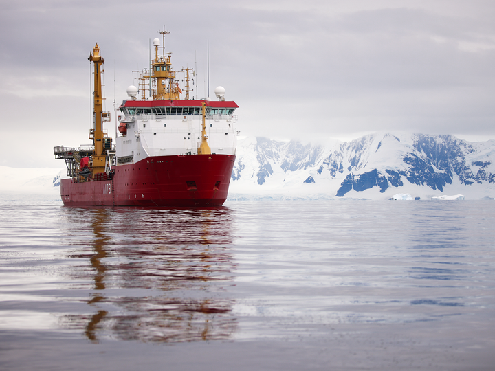 HMS Protector A173 Ice Patrol Vessel January 2024 Starboard Bow Photo Print - Posters, Prints, & Visual Artwork - by Hampshire Prints (image 1 of 9)