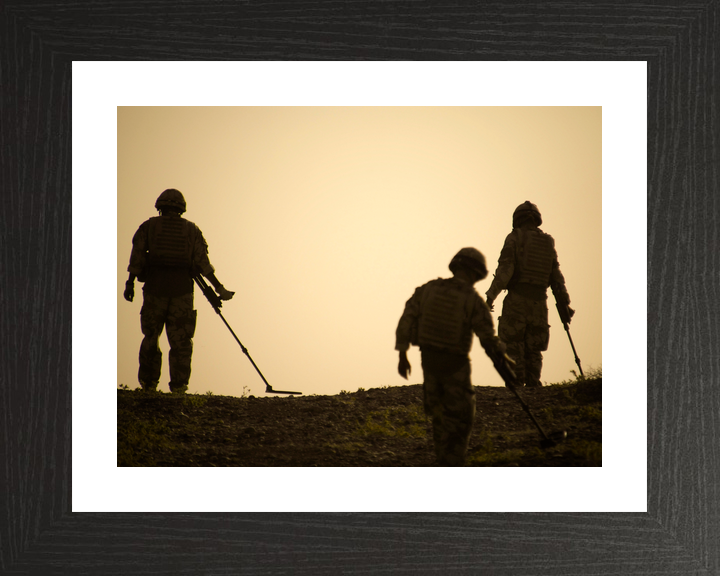 RAF Regiment 63 Squadron Detector Silhouettes Kandahar 2009
