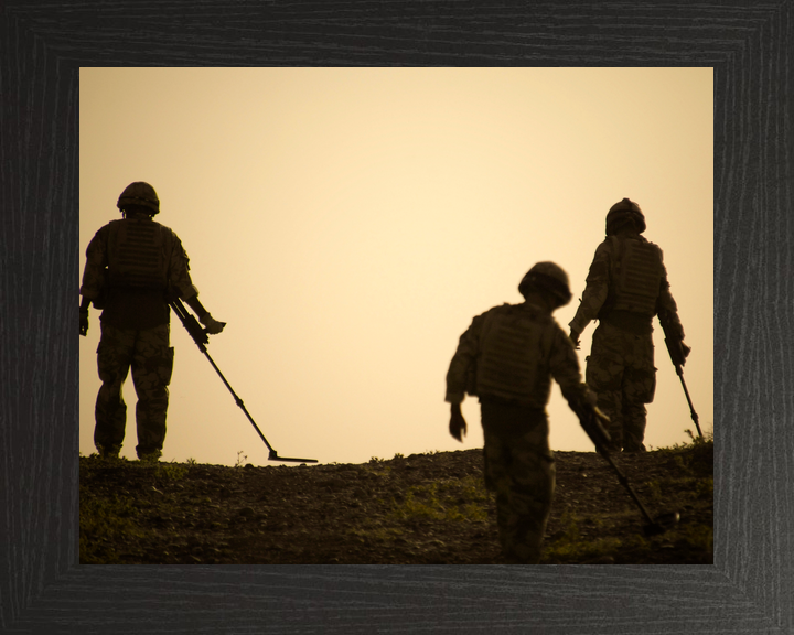 RAF Regiment 63 Squadron Detector Silhouettes Kandahar 2009