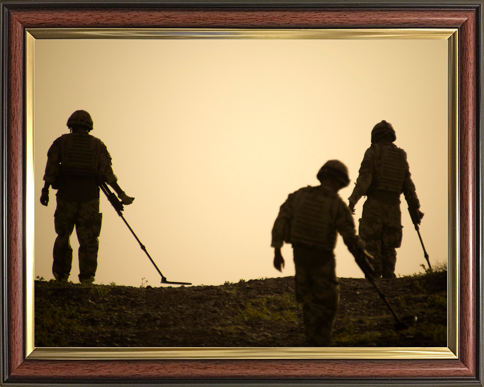 RAF Regiment 63 Squadron Detector Silhouettes Kandahar 2009