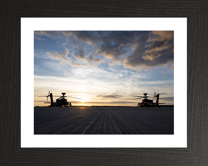 British Army Air Corps Apache Helicopters RAF Valley Refuelling 2025 Photo Print - Posters, Prints, & Visual Artwork - by Hampshire Prints (image 2 of 9)