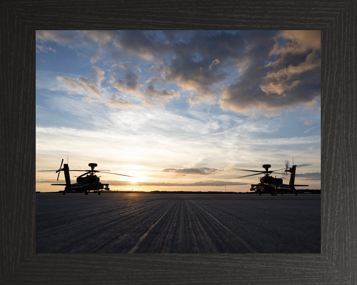 British Army Air Corps Apache Helicopters RAF Valley Refuelling 2025 Photo Print - Posters, Prints, & Visual Artwork - by Hampshire Prints (image 3 of 9)
