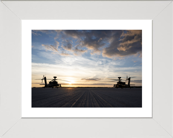British Army Air Corps Apache Helicopters RAF Valley Refuelling 2025 Photo Print - Posters, Prints, & Visual Artwork - by Hampshire Prints (image 4 of 9)