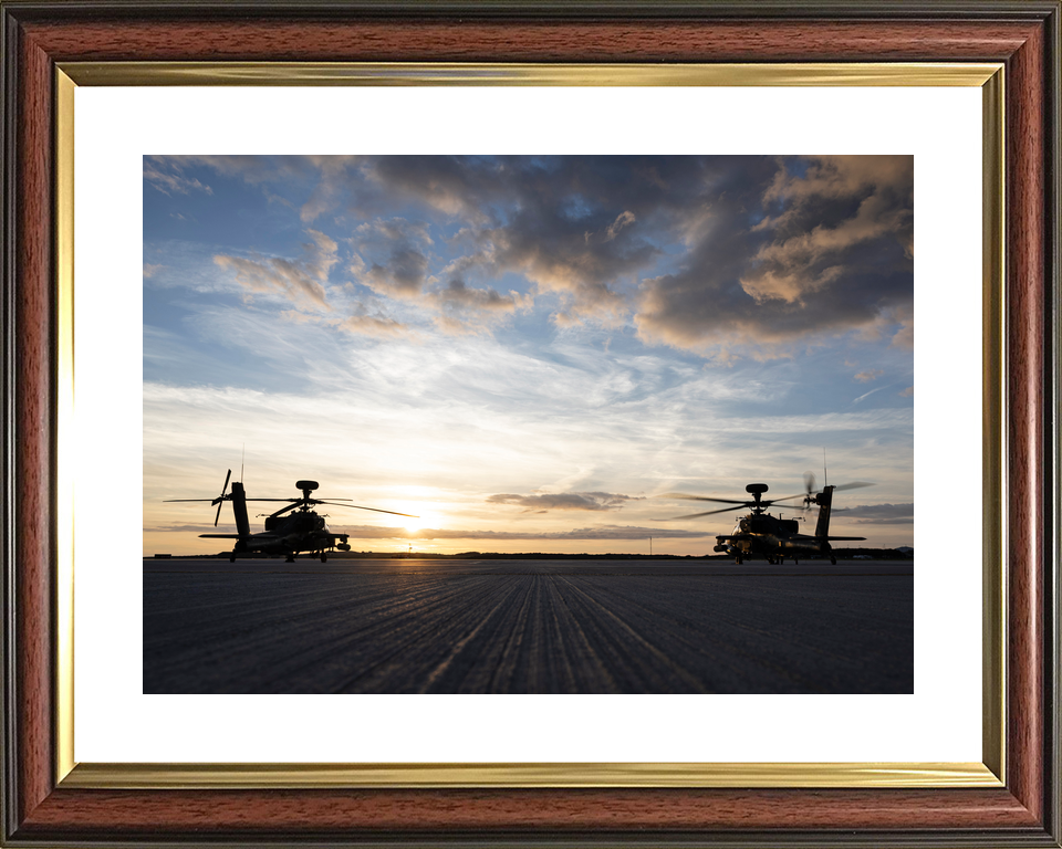 British Army Air Corps Apache Helicopters RAF Valley Refuelling 2025 Photo Print - Posters, Prints, & Visual Artwork - by Hampshire Prints (image 8 of 9)