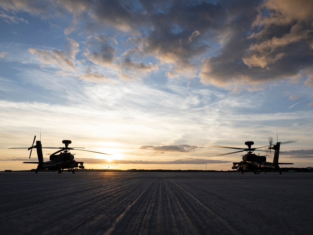 British Army Air Corps Apache Helicopters RAF Valley Refuelling 2025 Photo Print - Posters, Prints, & Visual Artwork - by Hampshire Prints (image 1 of 9)
