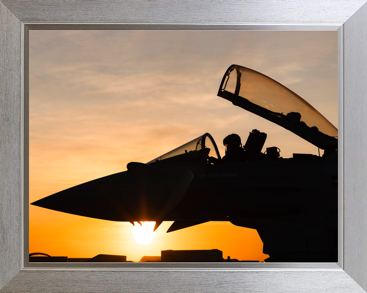 Typhoon FGR4 RAF Fixed Wing Aircraft Sunset Australia July 2024 Photo Print - Posters, Prints, & Visual Artwork - by Hampshire Prints (image 7 of 9)