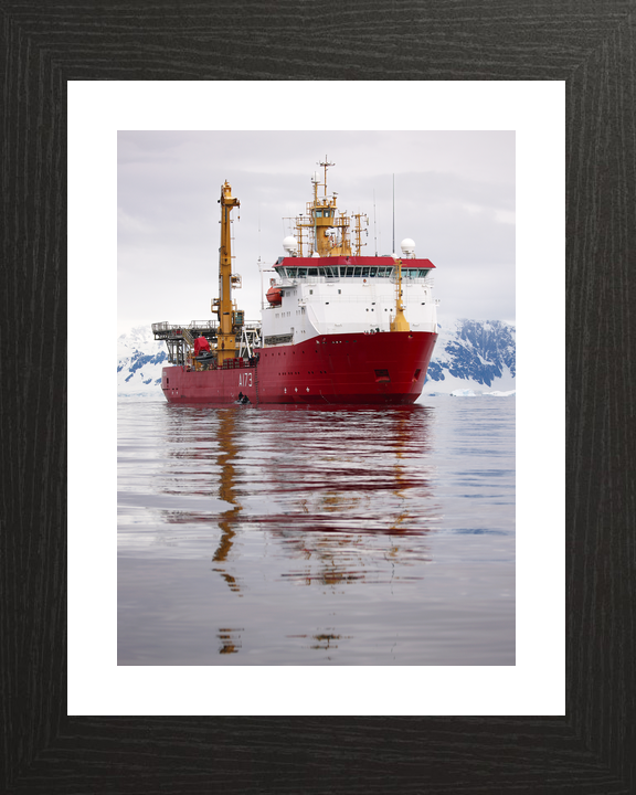 HMS Protector A173 Ice Patrol Vessel January 2024 Starboard Bow View Portrait Photo Print - Posters, Prints, & Visual Artwork - by Hampshire Prints (image 2 of 9)