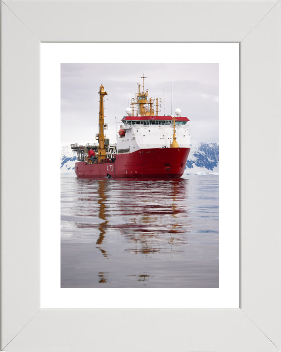 HMS Protector A173 Ice Patrol Vessel January 2024 Starboard Bow View Portrait Photo Print - Posters, Prints, & Visual Artwork - by Hampshire Prints (image 4 of 9)