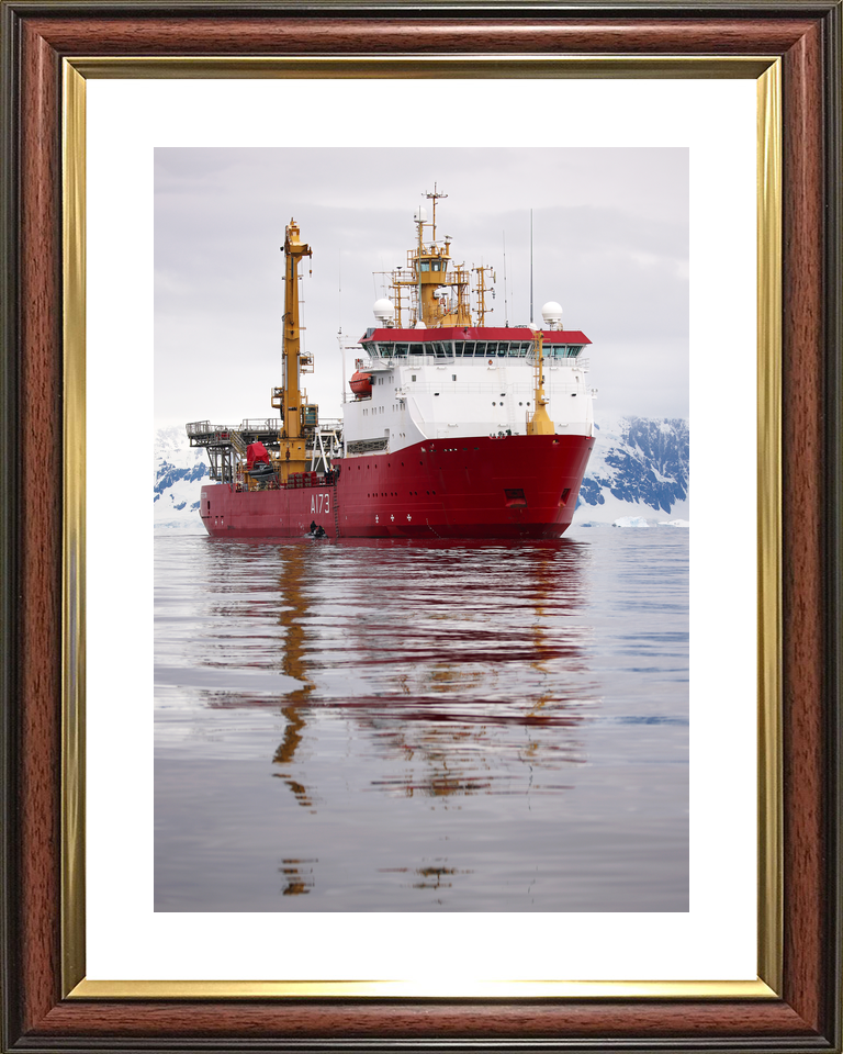 HMS Protector A173 Ice Patrol Vessel January 2024 Starboard Bow View Portrait Photo Print - Posters, Prints, & Visual Artwork - by Hampshire Prints (image 8 of 9)