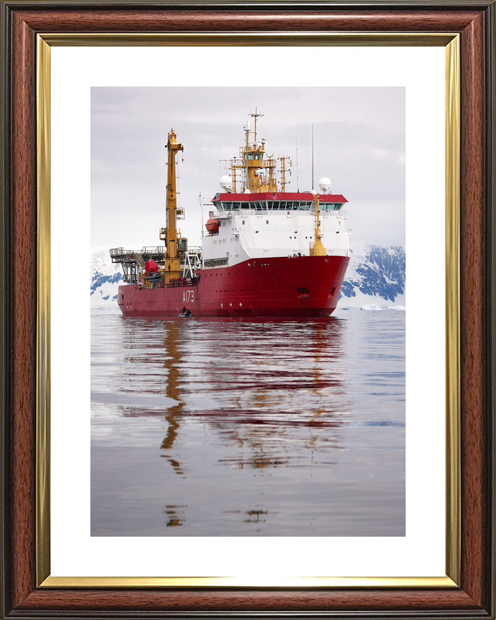 HMS Protector A173 Ice Patrol Vessel January 2024 Starboard Bow View Portrait Photo Print - Posters, Prints, & Visual Artwork - by Hampshire Prints (image 8 of 9)