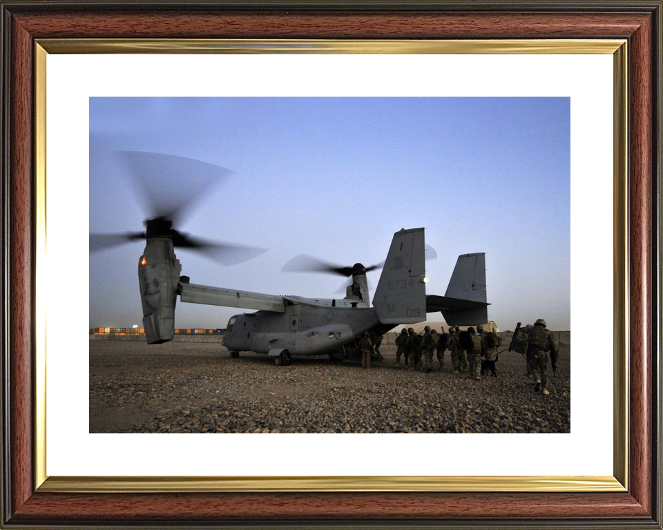 RAF Regiment II Squadron US Osprey Bastion February 2012