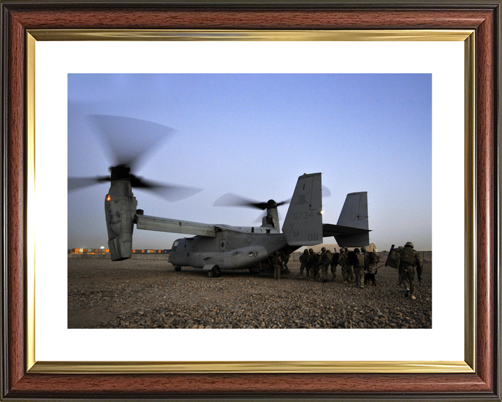 RAF Regiment II Squadron US Osprey Bastion February 2012