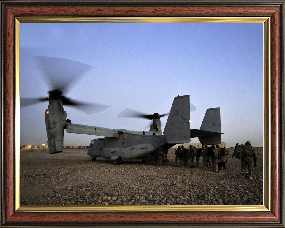 RAF Regiment II Squadron US Osprey Bastion February 2012