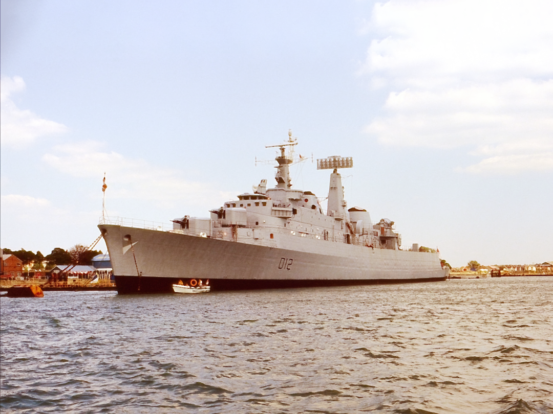 HMS Kent D12 County Class Destroyer July 1989 Photo Print - Posters, Prints, & Visual Artwork - by Hampshire Prints (image 1 of 9)